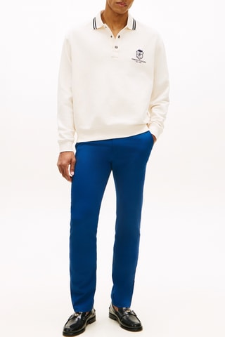Chino straight - Bleu pétrole