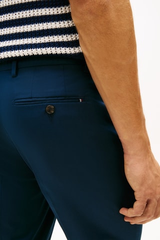 Chino straight - Bleu pétrole