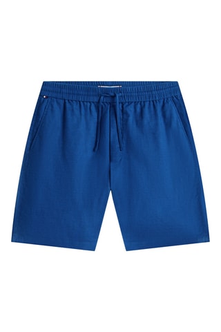 Short en lin - Bleu roi