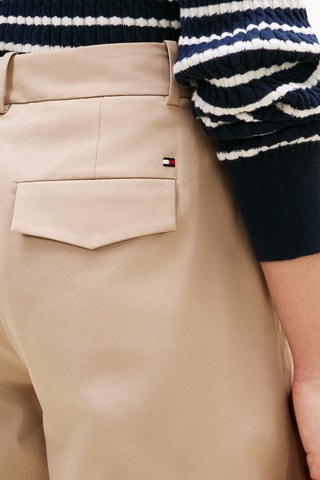 Chino droit en coton biologique - Beige