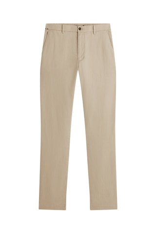 Chino straight en lin - Kaki