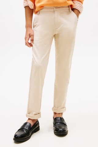 Pantalon regular - Beige