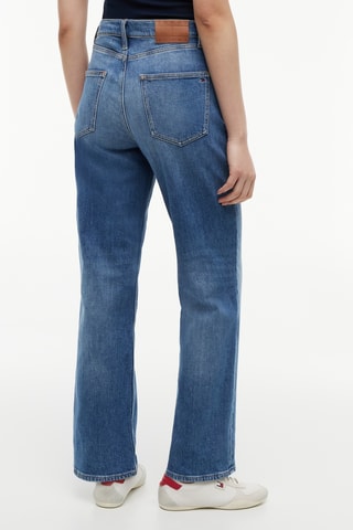 Jean slim taille haute - Bleu cobalt