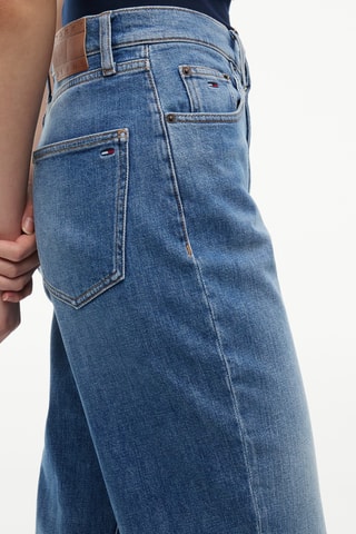 Jean slim taille haute - Bleu cobalt