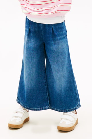 Jean wide legs - Bleu cobalt