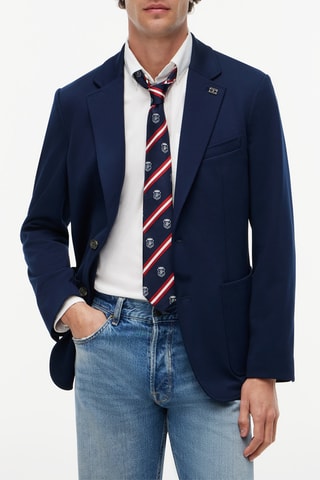 Veste regular - Bleu marine