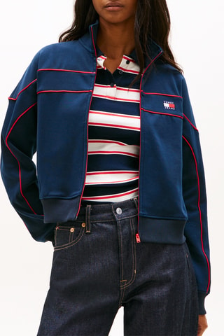Veste en coton biologique - Bleu marine