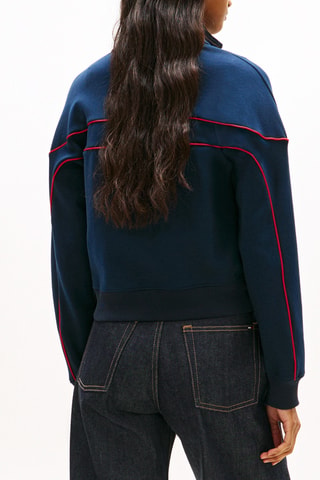 Veste en coton biologique - Bleu marine