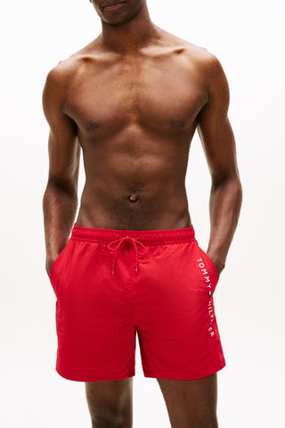 Short de bain - Rouge