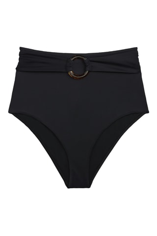 Bas de maillot taille haute - Noir