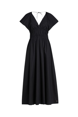 Robe patineuse en coton biologique - Noir