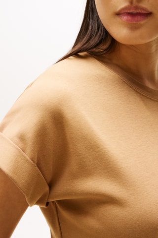 Robe midi en coton biologique - Marron