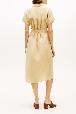 Robe chemise en lin - Beige