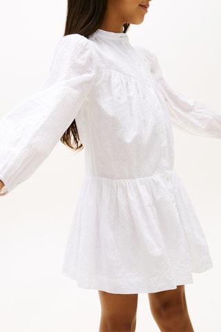Robe en broderie anglaise - Blanc