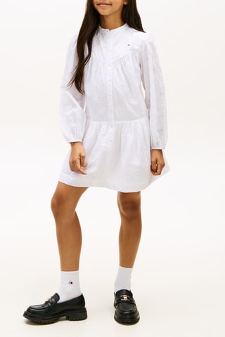 Robe en broderie anglaise - Blanc