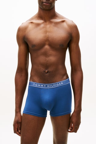 3 boxers - Bleu, blanc et gris chiné