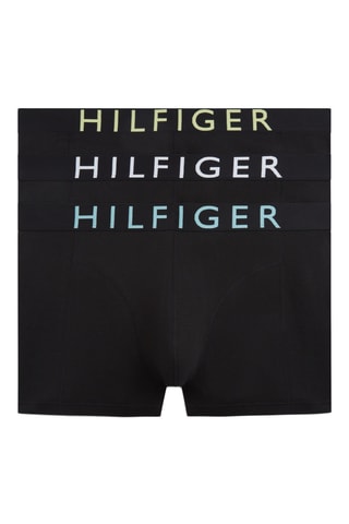 3 boxers en coton biologique - Noir