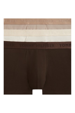 3 boxers - Marron, écru et beige