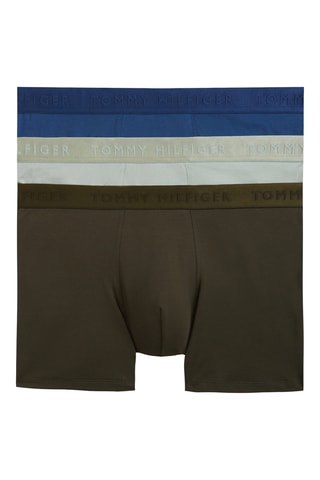 3 boxers - Kaki, vert clair et bleu