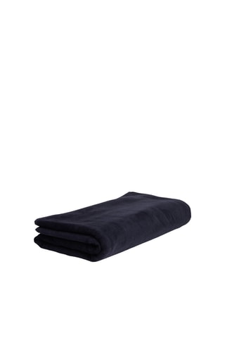 Serviette en coton biologique - Bleu foncé
