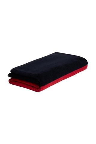 Serviette en coton biologique - Bleu foncé
