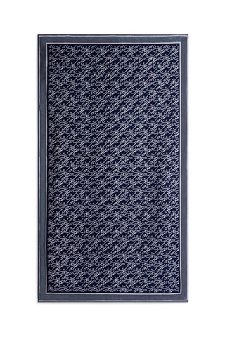 Serviette en coton biologique - Bleu marine
