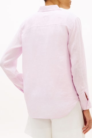 Chemisier relaxed en lin - Mauve