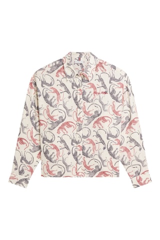 Chemisier oversize en lin - Beige