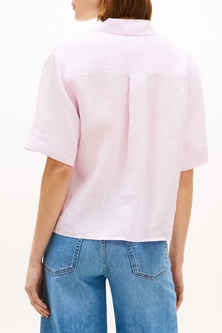 Chemisier relaxed en lin - Violet clair