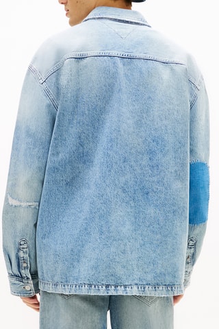 Surchemise relaxed en jean - Bleu