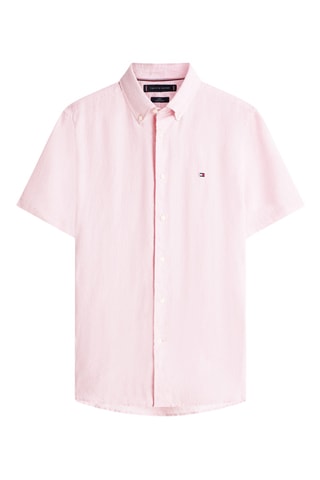 Chemise regular en lin - Rose