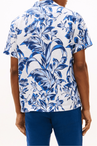 Chemise regular en lin - Blanc