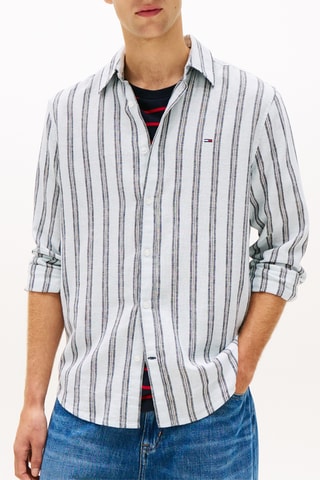 Chemise regular en lin - Ciel