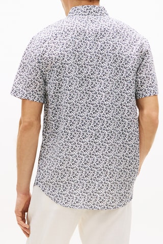 Chemise regular en lin - Blanc