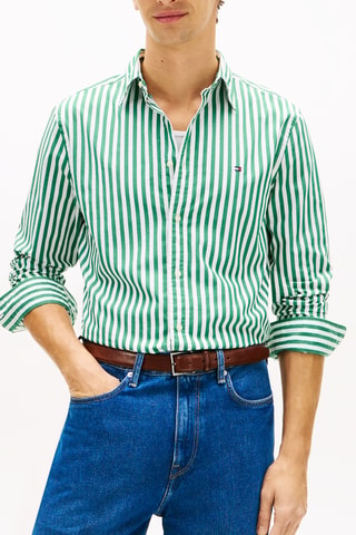 Chemise regular - Vert foncé