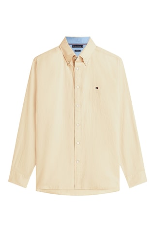 Chemise regular en lin - Beige