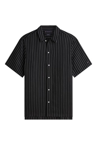 Chemise relaxed en lin - Noir