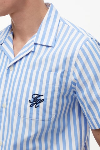 Chemise regular - Bleu et blanc