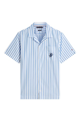Chemise regular - Bleu et blanc