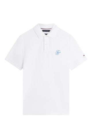Polo regular en coton biologique - Blanc