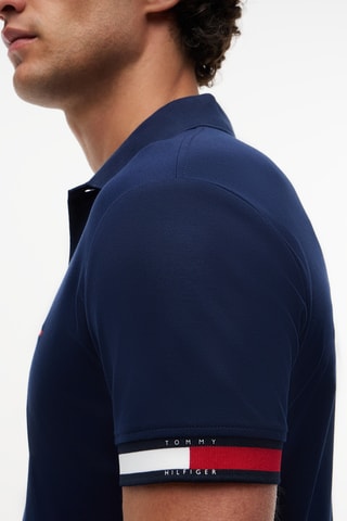 Polo slim - Bleu marine