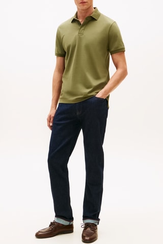 Polo regular - Vert olive
