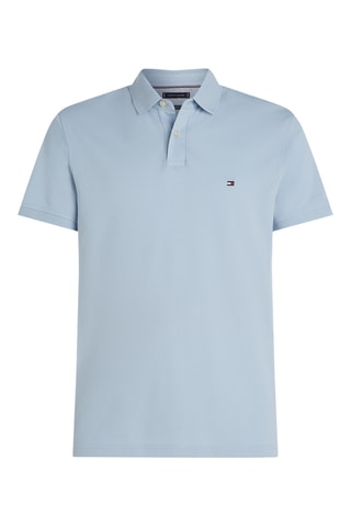 Polo regular en coton biologique - Ciel