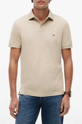 Polo regular en coton biologique - Kaki