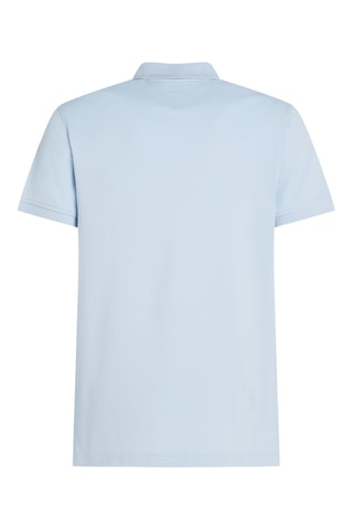 Polo slim en coton biologique - Ciel
