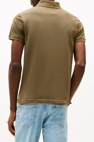 Polo slim en coton biologique - Kaki
