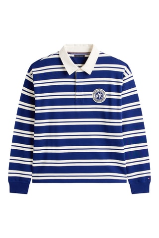 Polo - Ivoire et bleu marine