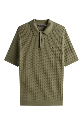 Polo en coton biologique - Vert olive