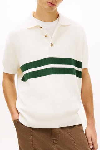 Polo regular - Blanc