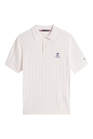 Polo regular en coton biologique - Ivoire
